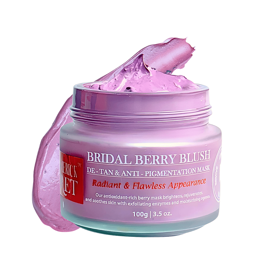 Nourishing Berry Blush Face Mask with Mango Butter and Kojic Acid for radiant skin (100GM)