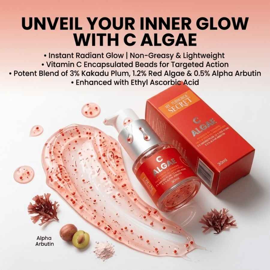 C Algae Face & Neck Gel Moisturizer (30ml) - My Turmerick Secret