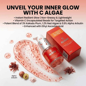 C Algae Face & Neck Gel Moisturizer (30ml) - My Turmerick Secret