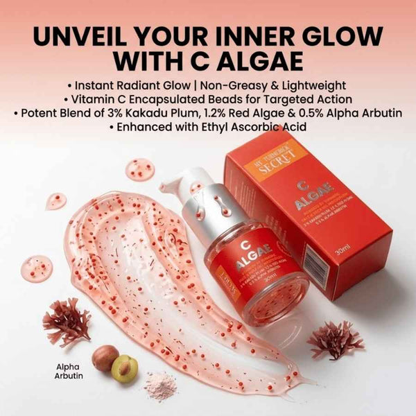 C Algae Face & Neck Gel Moisturizer (30ml) - My Turmerick Secret