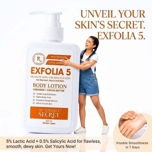 Exfolia 5 Exfoliating Body Lotion (220ml) - My Turmerick Secret