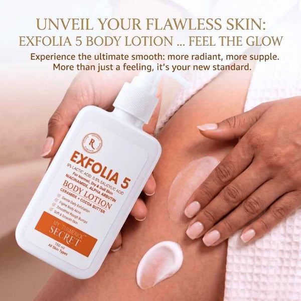 Exfolia 5 Exfoliating Body Lotion (220ml) - My Turmerick Secret