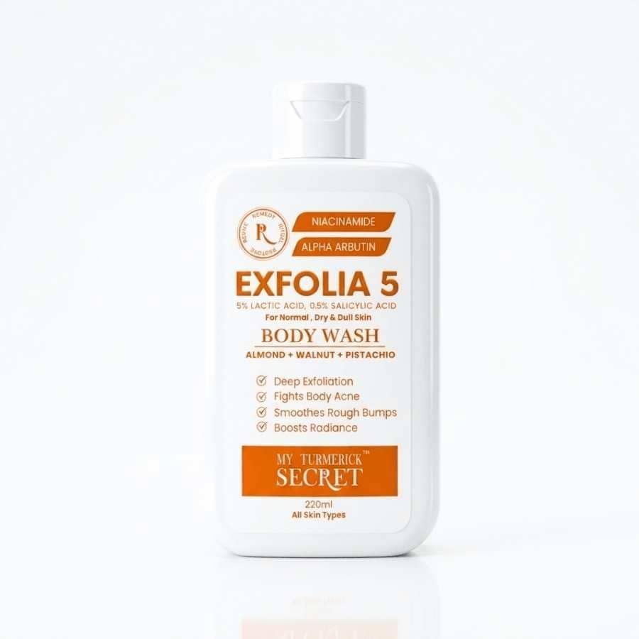 Exfolia 5 Exfoliating Body Wash (220ml) - My Turmerick Secret