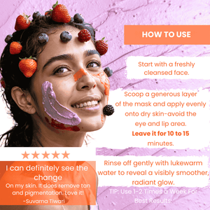 Bridal Skincare de tan face pack by My Turmerick Secret showing Radiance boosting mask application for viral glow skincare