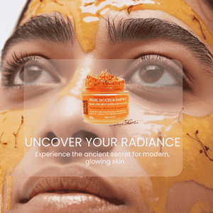 My Turmerick Secret saffron face mask with snail mucin skincare for hydrating face pack and brightening face pack