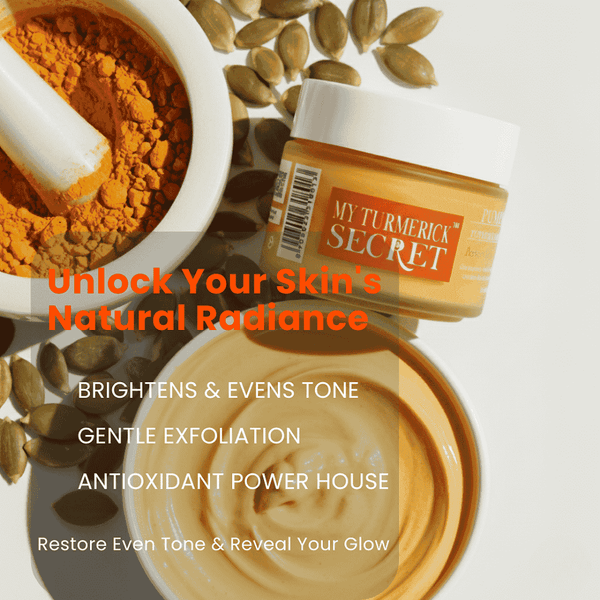 My Turmerick Secret Pumpkin Face mask with hyper pigmentation exfoliator glycolic mask no tan face pack for radiant skin