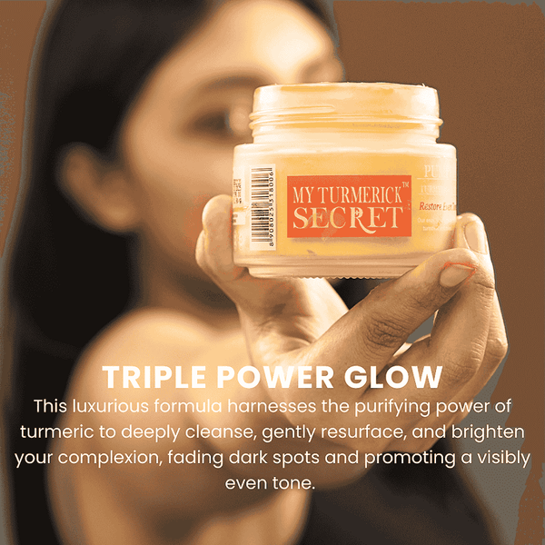 My Turmerick Secret Pumpkin Face mask for hyper pigmentation exfoliator glycolic mask no tan face pack