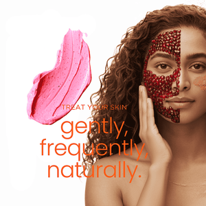 POMEGRANATE & PEPTIDE AGE-DEFYING FACE MASK | Resveratrol & Bakuchiol Enriched (100 GM) - My Turmerick Secret