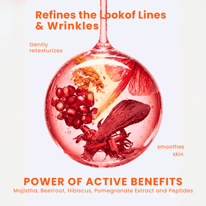 POMEGRANATE & PEPTIDE AGE-DEFYING FACE MASK | Resveratrol & Bakuchiol Enriched (100 GM) - My Turmerick Secret