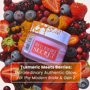 BRIDAL BERRY BLUSH FACE MASK | Pre Bridal  Antioxidant Rich With Power of Six Berries , Mango Butter & Kojic Acid  (100GM)